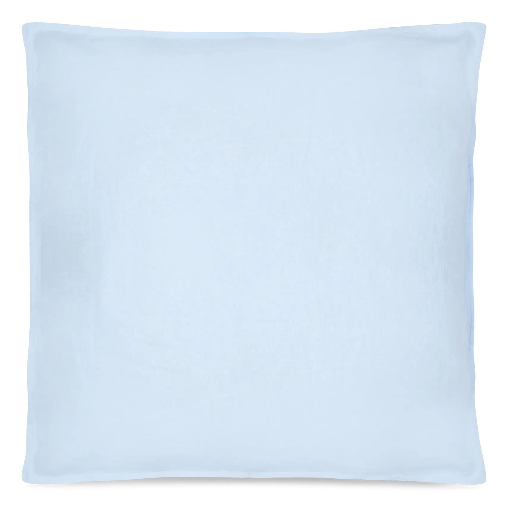 AU PRINTEMPS PARIS MAISON TO LIN - Funda de almohada de lino lavado en azul