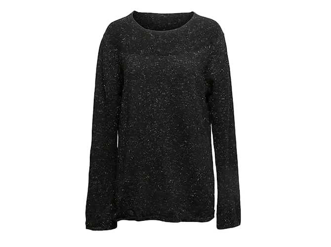 Autre Marque Negro Comme Des Garçons Homme Plus Otoño/Invierno 2014 Suéter De Mezcla De Lana Talla US M 