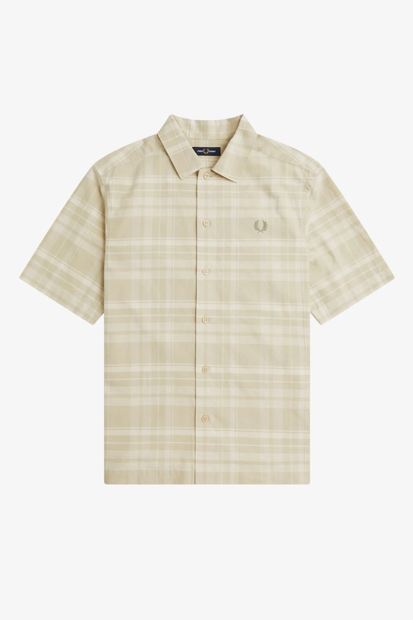 Camisa de playa de tartán