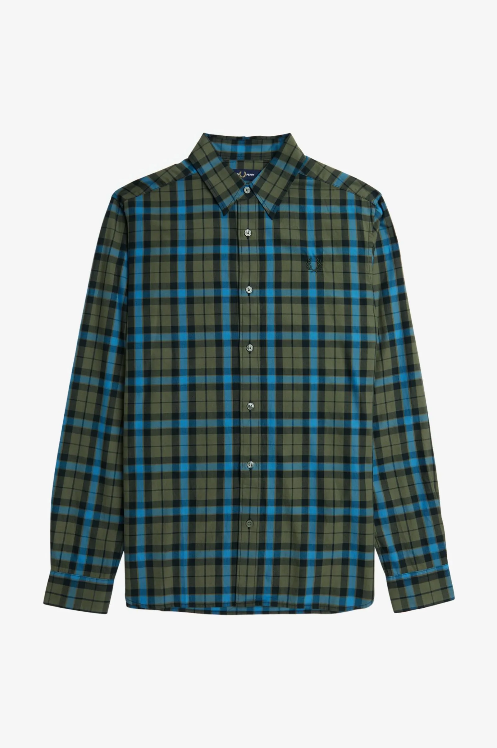 Camisa de sarga a cuadros escoceses