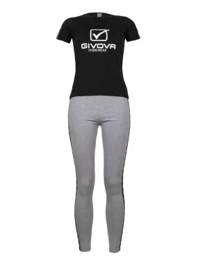 Givova Camiseta mujer completa + leggins de algodón