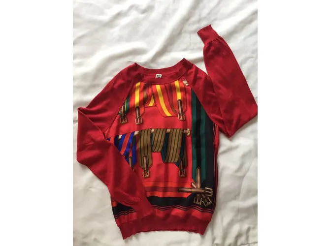 Hermès Prendas de punto Roja 