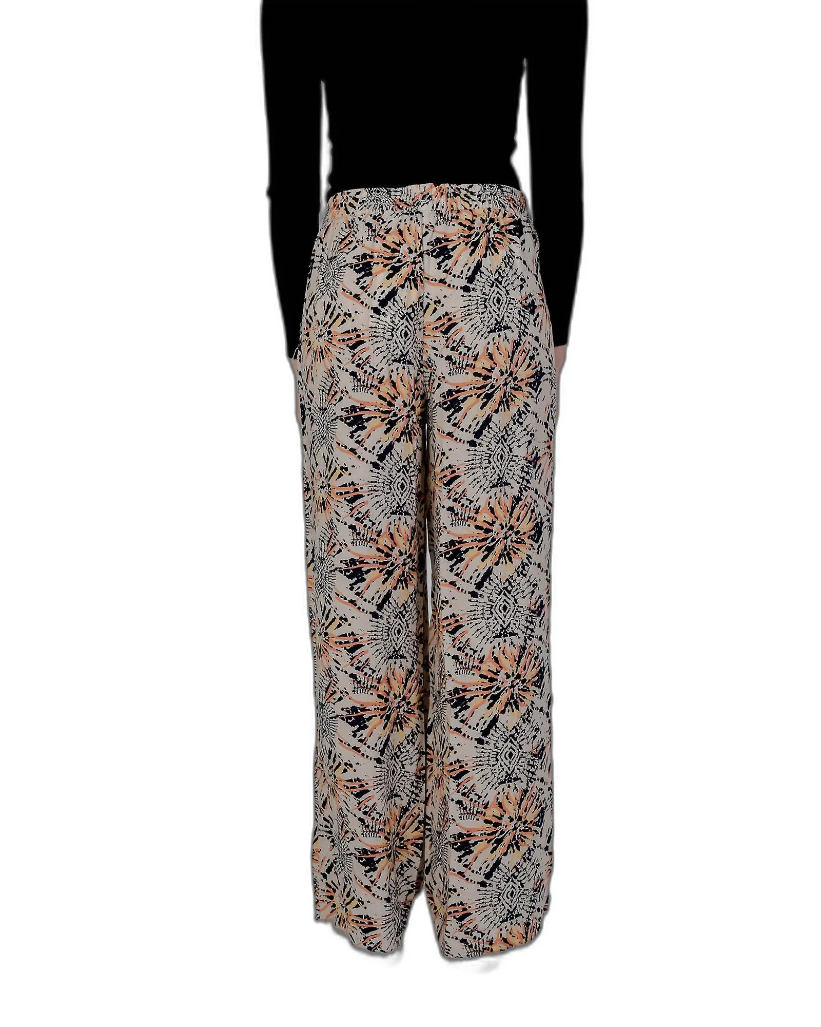 Jacqueline De Yong Printed Viscose Trousers