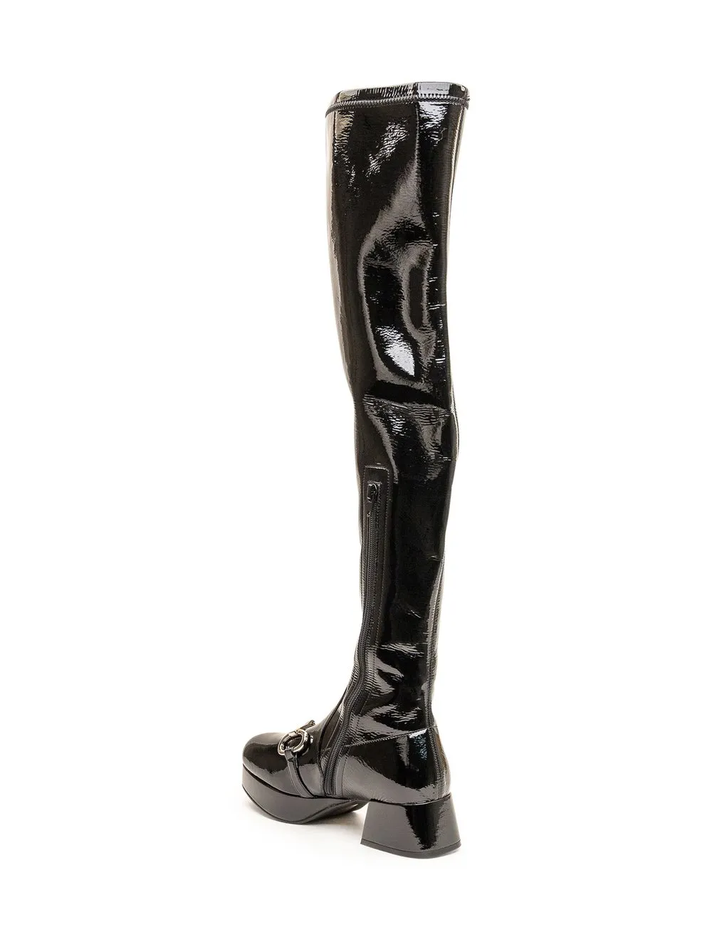 JEFFREY CAMPBELL Patent Leather Boots with Heel