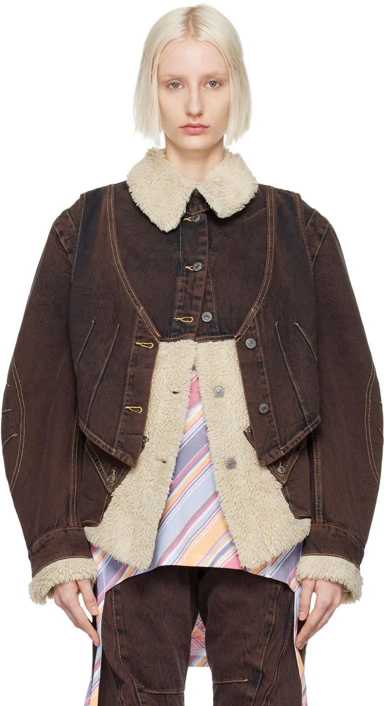 KIKO KOSTADINOV Paneled Denim Jacket