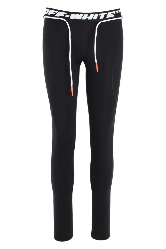 Leggins de color dengo con logo 