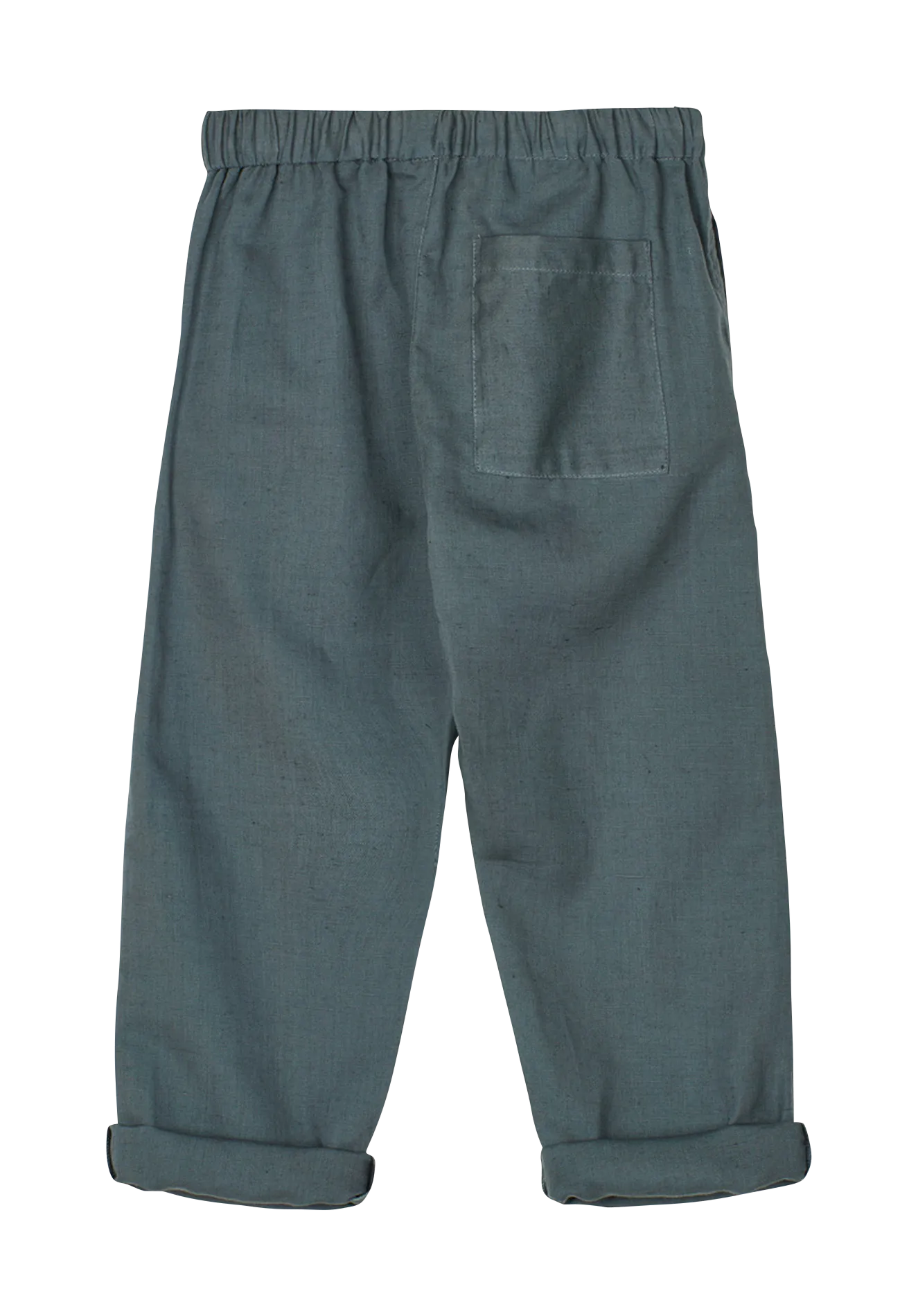 LIEWOOD ORLANDO - Pantalón recto de lino y algodón en azul
