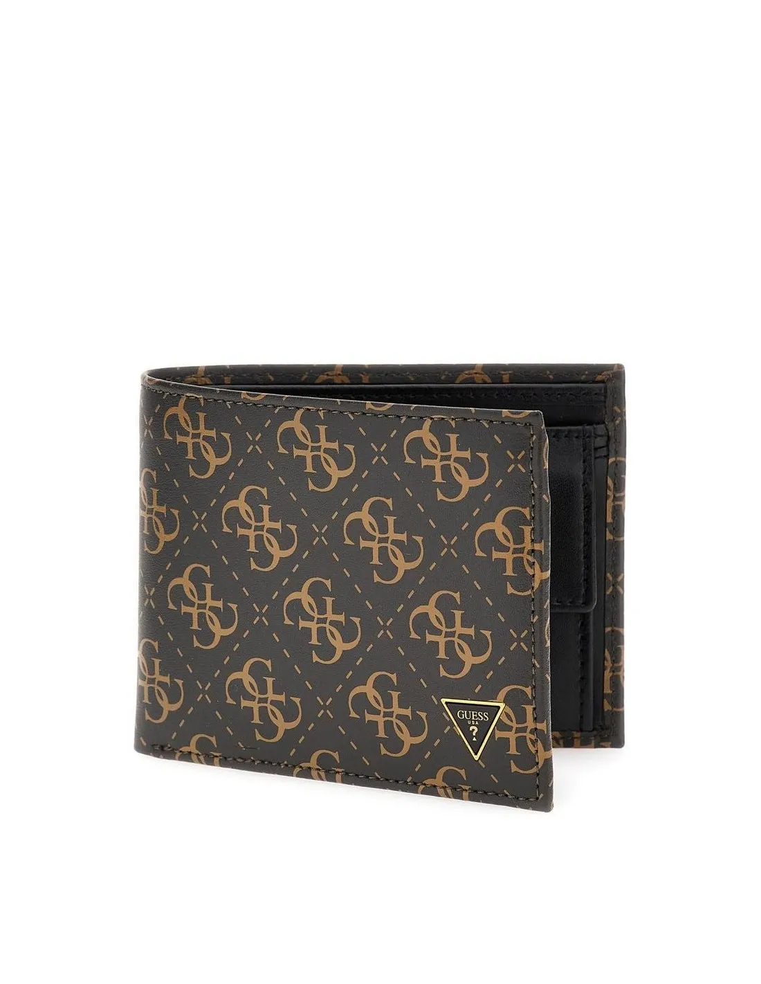 Monedero Guess Marrón Estampado - Ecool