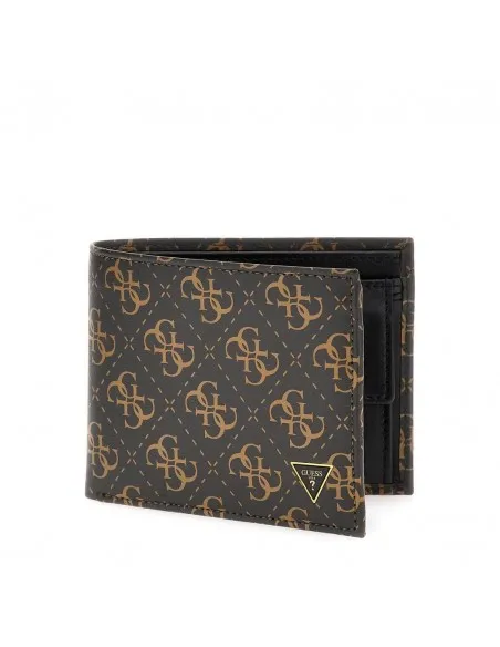 Monedero Guess Marrón Estampado - Ecool