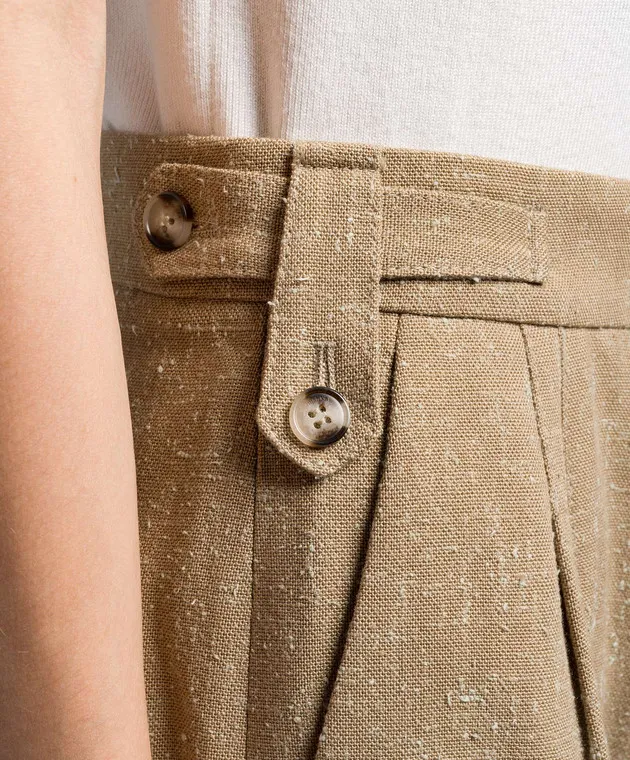 Nanushka Khaki Biba pants