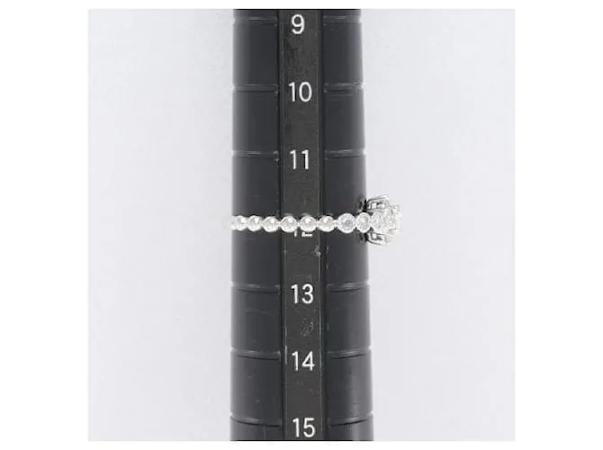 Otras joyas & Other Stories Anillo de diamante de platino PT900 tamaño 12 en excelente estado Plata 