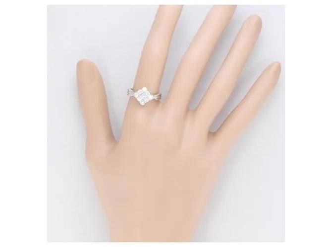 Otras joyas & Other Stories Anillo de diamante de platino PT900 tamaño 13 en excelente estado Plata 