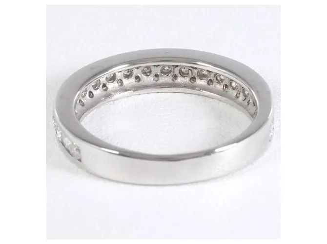 Otras joyas & Other Stories Anillo de diamante de platino PT900 tamaño 7 en excelente estado Plata 