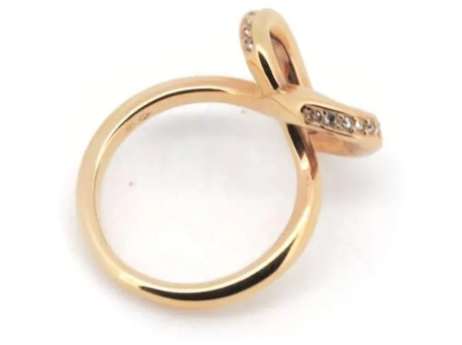 Otras joyas & Other Stories Anillo de strass Swarovski tamaño 13 en excelente estado Dorado 