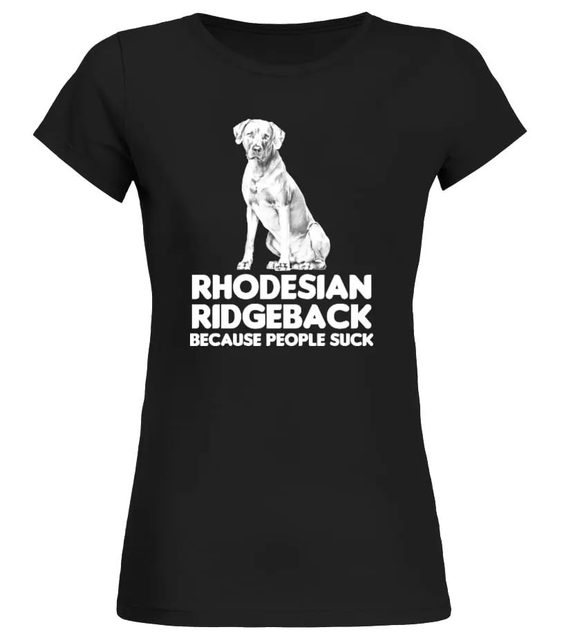 Rhodesian Ridgeback Camiseta cuello redondo Mujer