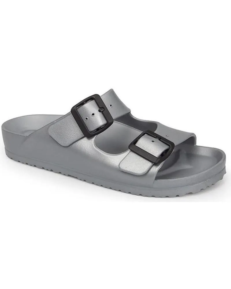 Sandalias de Mujer y Hombre CALZAMEDI SANDALIAS TRON PLATA