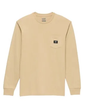 VANS Woven Patch Pocket - Taos Taupe - Camiseta manga larga