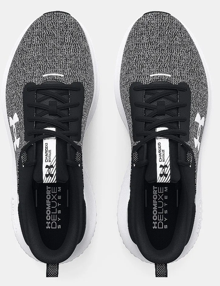 zapatos Under Armour Charged Revitalize - Black/White - women´s